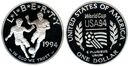 1994 World Cup Silver Dollar