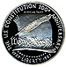 1987 Constitution Silver Dollar