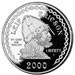 2000 Leif Ericson Silver Dollar