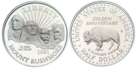 Mount Rushmore Half Dollar