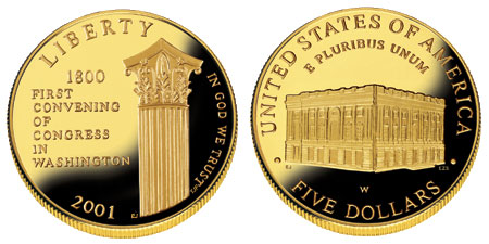 $5 US Commemorative Gold Coins BU/Proof