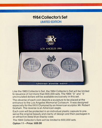 1984 Olympic Silver Dollar Commemorative Coin Thienmaonline