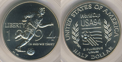 1994 World Cup Half Dollar Commemorative Coin