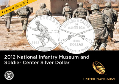 2012 Infantry Silver Dollar Commemorative Coin