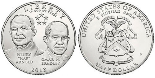 5 Star Generals Half Dollar