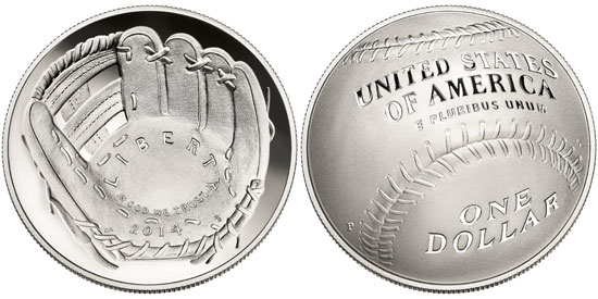 2014 National Baseball Hall of Fame Silver Dollar