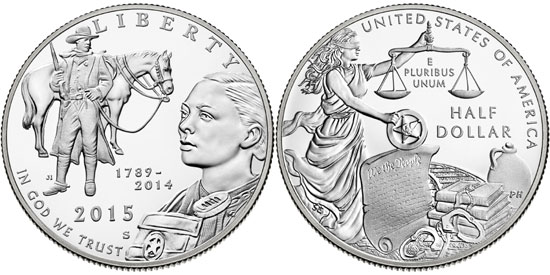 2015 US Marshals Half Dollar