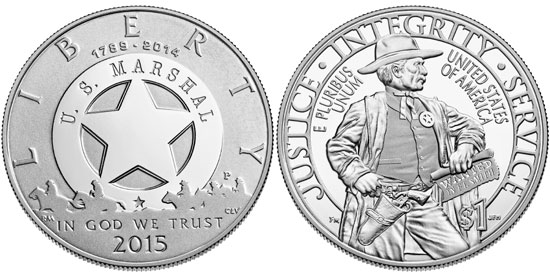2015 US Marshals Silver Dollar