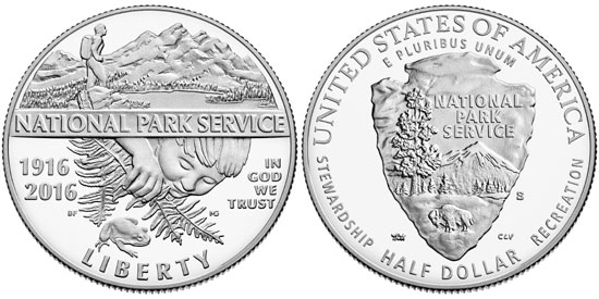 2016 National Park Service Half Dollar