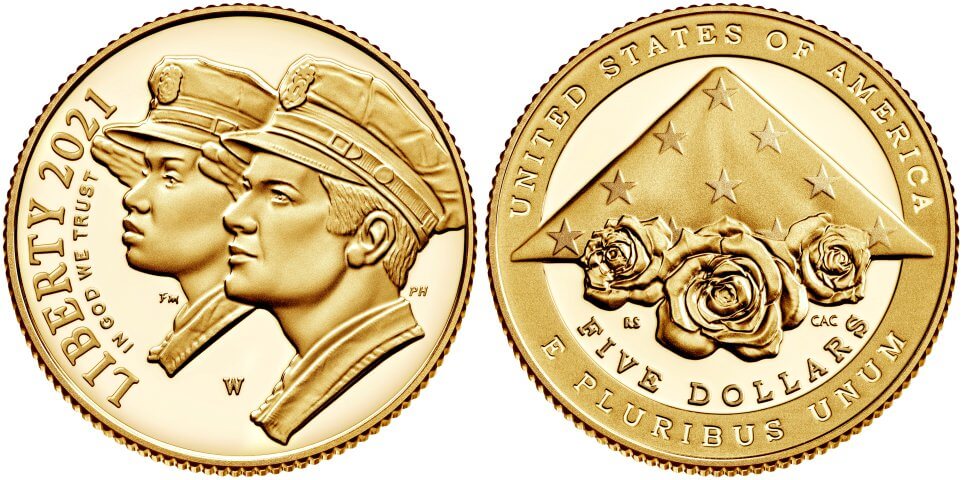 $5 US Commemorative Gold Coins BU/Proof